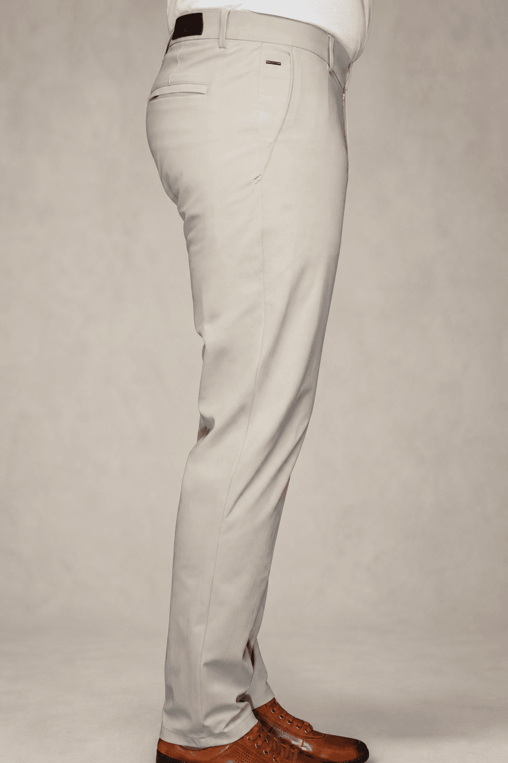 Au Noir Carrera—Limao Beige casual pants