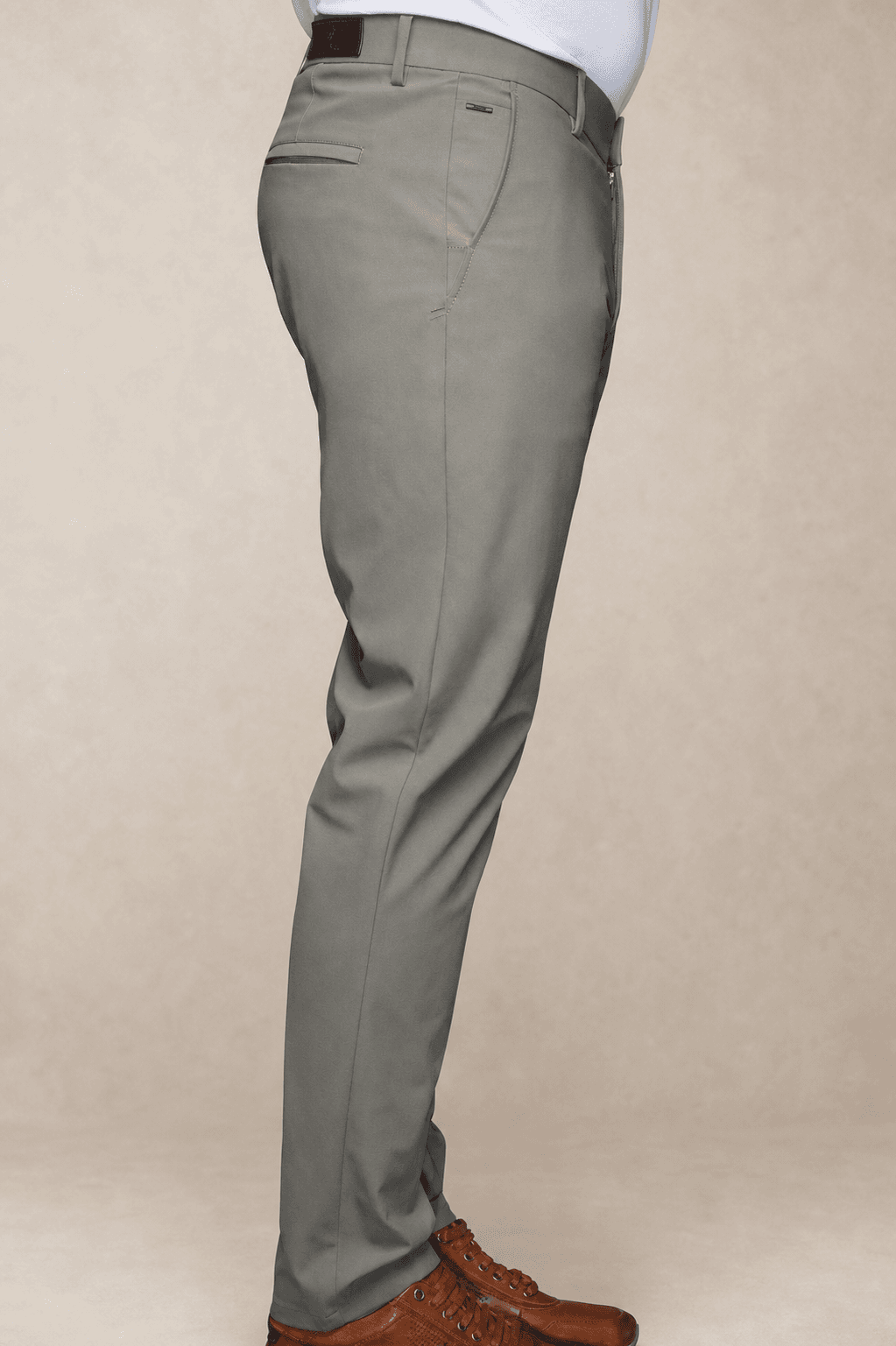 Au Noir Carrera—Limao Khaki casual pants