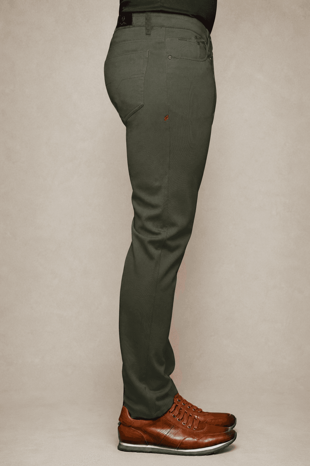 Au Noir Winchester Dark Olive casual pants