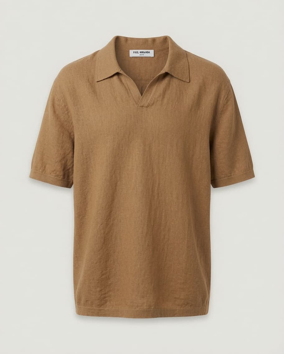 Paul Miranda — Polo en Lin Tabac